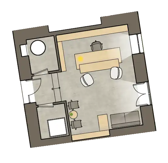 Office suite floorplan